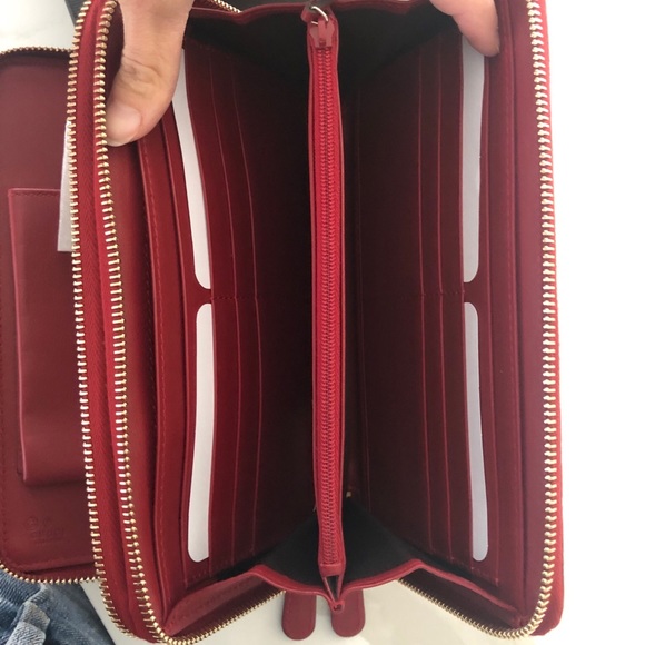 Gucci Women’s red leather microguccissima - Picture 4 of 4